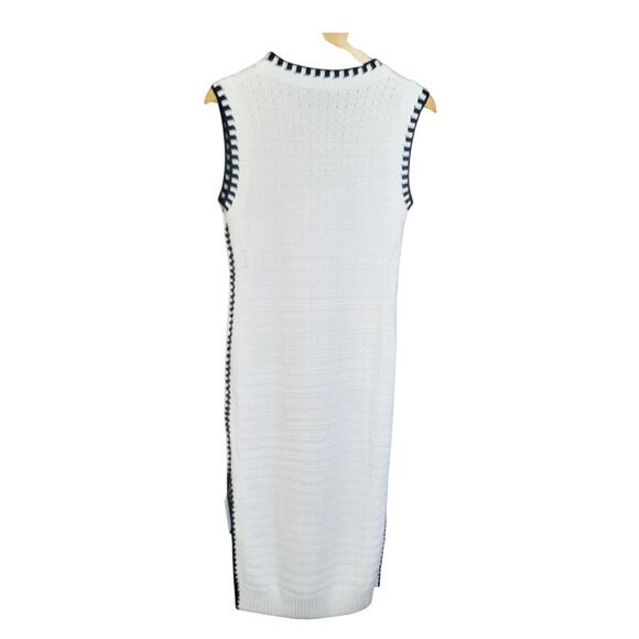 Cupshe Womens Live Life at the Beach Cream Knit Bodycon Midi Dress Size M NWT - Picture 5 of 10